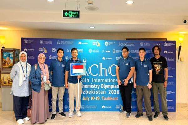 4 Pelajar Indonesia Siap Berlaga di Olimpiade Kimia Internasional IChO 2026 4 Pelajar Indonesia Siap Berlaga di Olimpiade Kimia Internasional IChO 2026