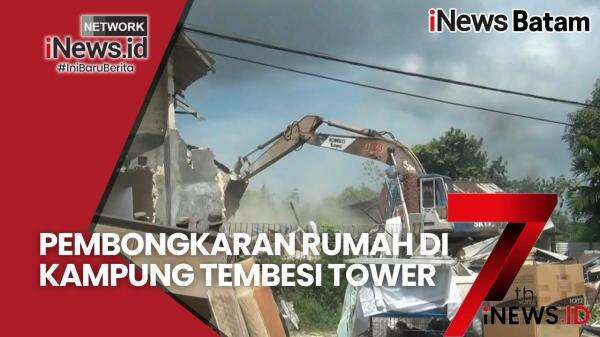 Ratusan Rumah di Tembesi Tower Dibongkar Tim Terpadu Ratusan Rumah di Tembesi Tower Dibongkar Tim Terpadu