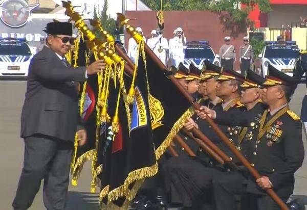 Hari Bhayangkara Ke-80, Prabowo Anugerahkan Samkaryanugraha Nugraha Sakanti kepada 2 Satker dan 10 Polda Hari Bhayangkara Ke-80, Prabowo Anugerahkan Samkaryanugraha Nugraha Sakanti kepada 2 Satker dan 10 Polda