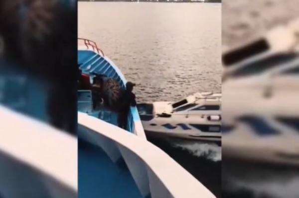 Terekam Video! Speedboat Mutiara Tabrak KM Obi Permai di Perairan Halmahera Selatan Terekam Video! Speedboat Mutiara Tabrak KM Obi Permai di Perairan Halmahera Selatan