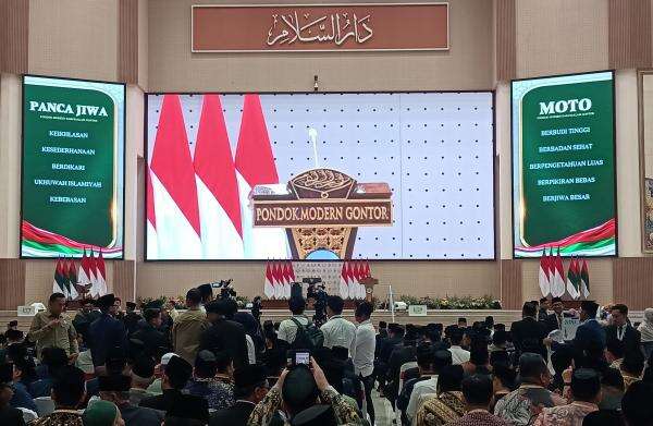 Prabowo Bakal Hadiri Resepsi 100 Tahun Gontor, Begini Suasana di Lokasi Prabowo Bakal Hadiri Resepsi 100 Tahun Gontor, Begini Suasana di Lokasi