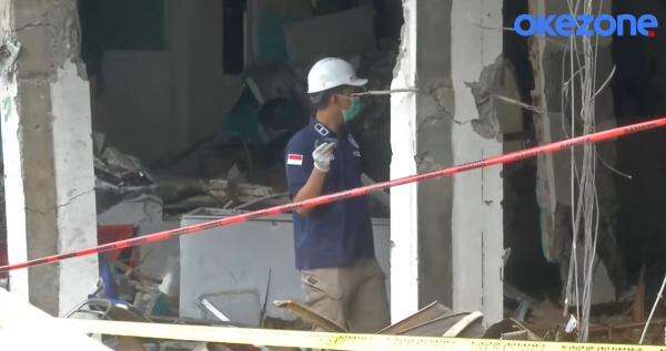 Ledakan Pasar Cimanggis Ciputat, Polri: 4 Blok Ruko Rusak Ledakan Pasar Cimanggis Ciputat, Polri: 4 Blok Ruko Rusak