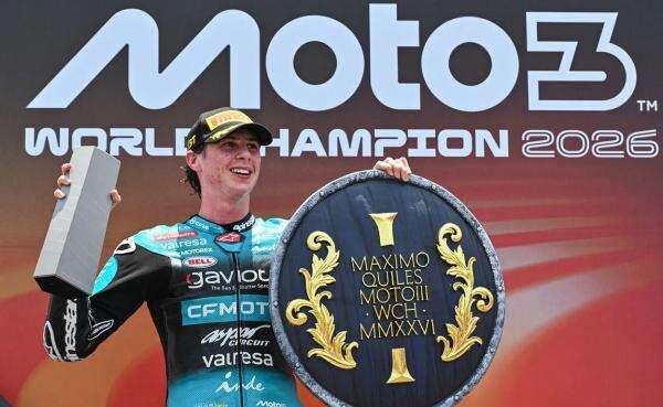 Kisah Maximo Quiles, Anak Didik Marquez Bersaudara yang Raih Juara Dunia Moto3 di Mandalika 2026 Kisah Maximo Quiles, Anak Didik Marquez Bersaudara yang Raih Juara Dunia Moto3 di Mandalika 2026