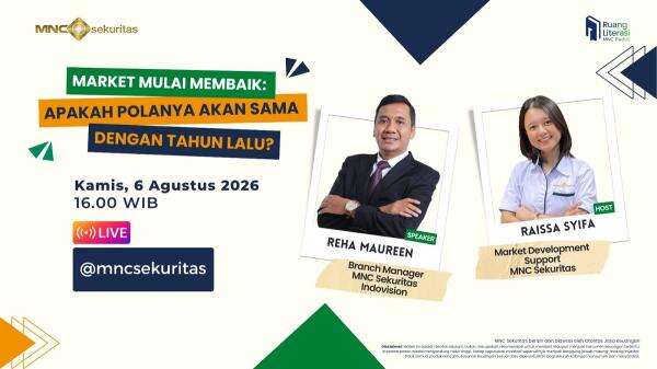 Market Membaik, MNC Sekuritas Ajak Investor Raih Peluang Pasar Lewat IG Live Sore Ini! Market Membaik, MNC Sekuritas Ajak Investor Raih Peluang Pasar Lewat IG Live Sore Ini!