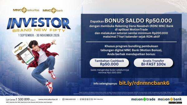 Kini Investasi Lebih Menarik dari MNC Sekuritas dan MNC Bank, Bisa Dapat Bonus! Kini Investasi Lebih Menarik dari MNC Sekuritas dan MNC Bank, Bisa Dapat Bonus!