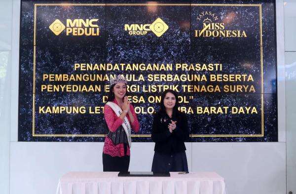 Liliana Tanoesoedibjo Resmikan Proyek BWAP Miss Indonesia, Hadirkan Listrik Tenaga Surya di NTT Liliana Tanoesoedibjo Resmikan Proyek BWAP Miss Indonesia, Hadirkan Listrik Tenaga Surya di NTT