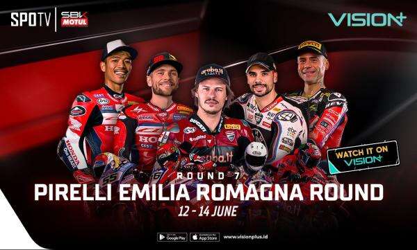 Link Live Streaming WorldSBK Emilia Romagna 2026, Tayang di Vision+ Link Live Streaming WorldSBK Emilia Romagna 2026, Tayang di Vision+