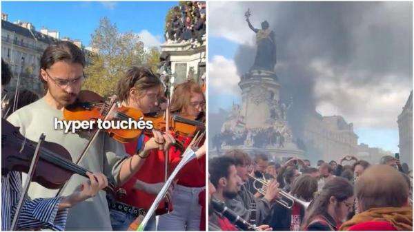 Lagu Perlawanan The Hunger Games Menggema di Tengah Kepungan Gas Air Mata Demo Prancis Lagu Perlawanan The Hunger Games Menggema di Tengah Kepungan Gas Air Mata Demo Prancis