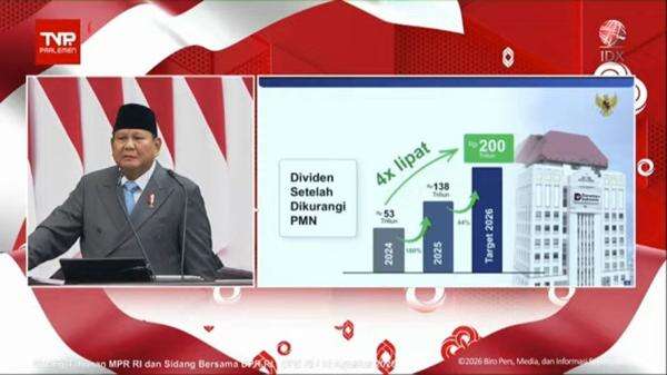 Puji Danantara, Prabowo Sebut Laba dan Dividen BUMN Melejit Puji Danantara, Prabowo Sebut Laba dan Dividen BUMN Melejit