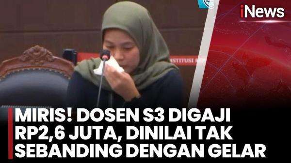 Lulusan Doktor Australia Curhat Gaji Pokok Dosen Unair Cuma Rp2,6 Juta Terungkap di Sidang MK Lulusan Doktor Australia Curhat Gaji Pokok Dosen Unair Cuma Rp2,6 Juta Terungkap di Sidang MK