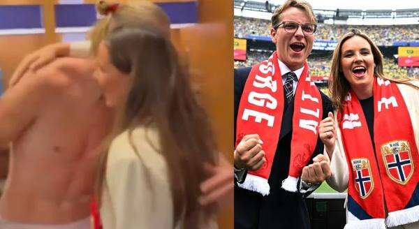 Norwegia ke 8 Besar Piala Dunia, Haaland Telanjang Dada Dipeluk Putri Mahkota Norwegia ke 8 Besar Piala Dunia, Haaland Telanjang Dada Dipeluk Putri Mahkota