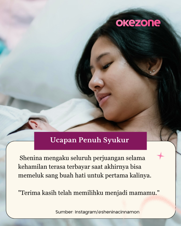 Shenina Cinnamon Tulis Pesan Haru untuk Anak: Terima Kasih Sudah Memilihku Shenina Cinnamon Tulis Pesan Haru untuk Anak: Terima Kasih Sudah Memilihku