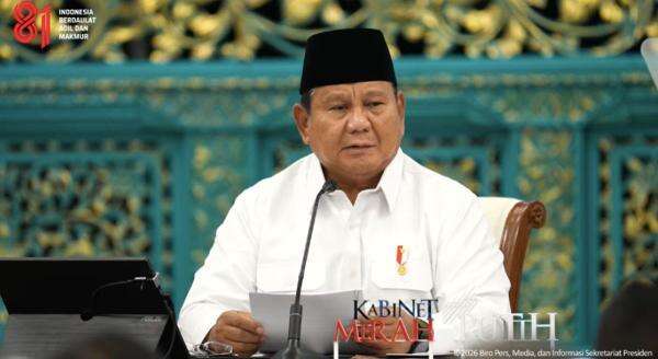 Sidang Kabinet Paripurna, Prabowo Evaluasi Kinerja Jelang 2 Tahun Pemerintahan Sidang Kabinet Paripurna, Prabowo Evaluasi Kinerja Jelang 2 Tahun Pemerintahan