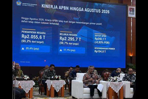 Defisit APBN Rp240,1 Triliun di Akhir Agustus 2026, Menkeu Suahasil: On Track Defisit APBN Rp240,1 Triliun di Akhir Agustus 2026, Menkeu Suahasil: On Track