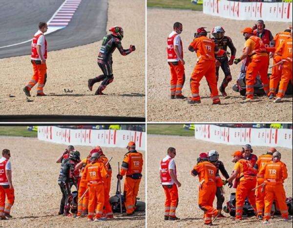 Pengakuan Marshal yang Dipukul Marco Bezzecchi di MotoGP Ceko 2026 Pengakuan Marshal yang Dipukul Marco Bezzecchi di MotoGP Ceko 2026