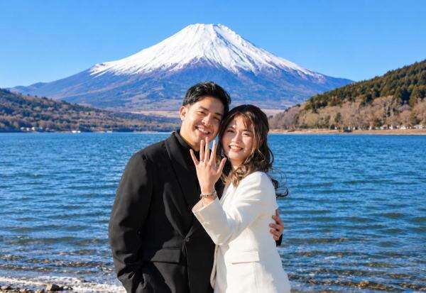 Jerome Polin Lamar Gracia Caroline, Gunung Fuji Jadi Saksi Jerome Polin Lamar Gracia Caroline, Gunung Fuji Jadi Saksi