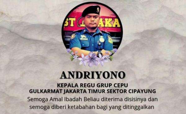 Mengeluh Nyeri di Dada, Petugas Damkar Meninggal saat Bertugas Tangani Kebakaran TPS Mengeluh Nyeri di Dada, Petugas Damkar Meninggal saat Bertugas Tangani Kebakaran TPS