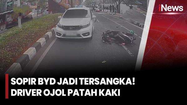 Sempat Hendak Kabur Usai Lindas Ojol, Sopir Mobil Listrik di Kebayoran Baru Akhirnya Tersangka Sempat Hendak Kabur Usai Lindas Ojol, Sopir Mobil Listrik di Kebayoran Baru Akhirnya Tersangka