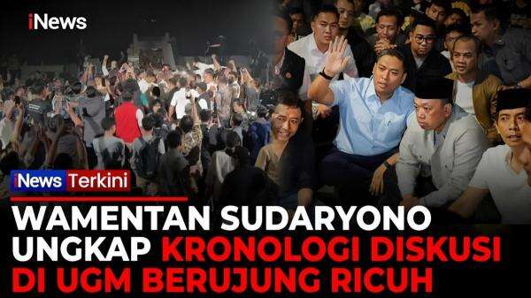 Diskusi di UGM Berakhir Ricuh, Wamentan Sudaryono Buka Suara Diskusi di UGM Berakhir Ricuh, Wamentan Sudaryono Buka Suara
