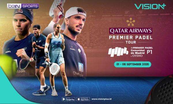 Jadwal dan Link Live Streaming Premier Padel 2026 Madrid P1, Klik di Sini! Jadwal dan Link Live Streaming Premier Padel 2026 Madrid P1, Klik di Sini!
