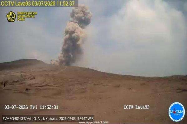 Status Gunung Anak Krakatau Naik Level Siaga, Masyarakat Dilarang Mendekat Radius 3 Km Status Gunung Anak Krakatau Naik Level Siaga, Masyarakat Dilarang Mendekat Radius 3 Km