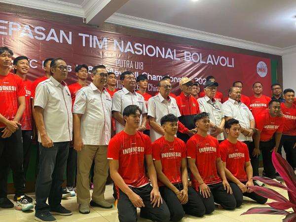Bidik Tiket Empat Besar Asia, Timnas Voli Putra Indonesia U-18 Bertolak ke AVC Boys U-18 Volleyball Championship 2026 Bidik Tiket Empat Besar Asia, Timnas Voli Putra Indonesia U-18 Bertolak ke AVC Boys U-18 Volleyball Championship 2026
