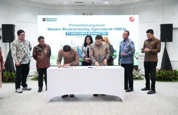 ADHI Masuk Tahap Implementasi Restrukturisasi Lewat Penandatanganan MRA ADHI Masuk Tahap Implementasi Restrukturisasi Lewat Penandatanganan MRA