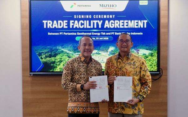 PGEO Raih Fasilitas Pembiayaan Rp1,35 Triliun dari Bank Mizuho PGEO Raih Fasilitas Pembiayaan Rp1,35 Triliun dari Bank Mizuho