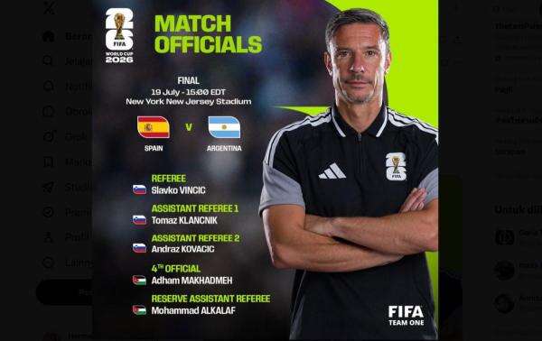 FIFA Tunjuk Slavko Vincic Pimpin Final Piala Dunia 2026, Lebih Ramah ke Messi atau Yamal? FIFA Tunjuk Slavko Vincic Pimpin Final Piala Dunia 2026, Lebih Ramah ke Messi atau Yamal?