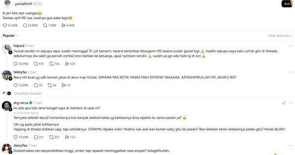Viral Nakes Komentar Nirempati ke Pasien BPJS di Medsos, dr. Gia: Lebih Lelah Jadi Pasien! Viral Nakes Komentar Nirempati ke Pasien BPJS di Medsos, dr. Gia: Lebih Lelah Jadi Pasien!