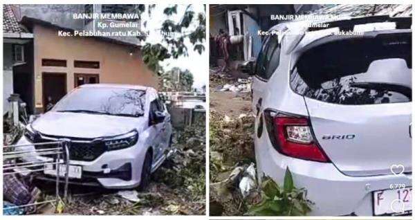 Viral Mobil Terbawa Banjir Masuk Pekarangan Rumah di Gang Sempit, Netizen Bingung Gimana Ngeluarinnya Viral Mobil Terbawa Banjir Masuk Pekarangan Rumah di Gang Sempit, Netizen Bingung Gimana Ngeluarinnya