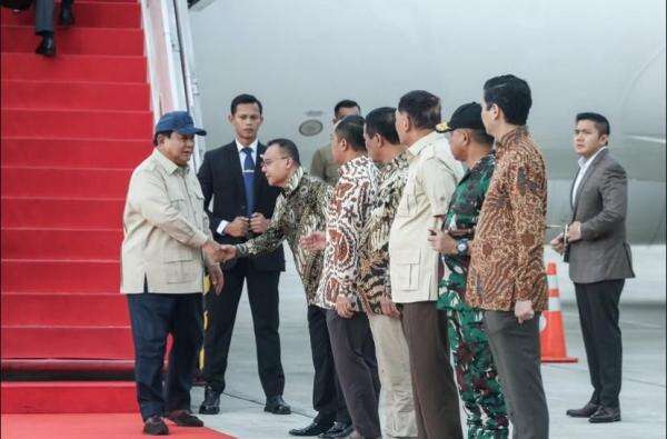 Prabowo Tiba di Tanah Air Usai Temui Putin di Rusia