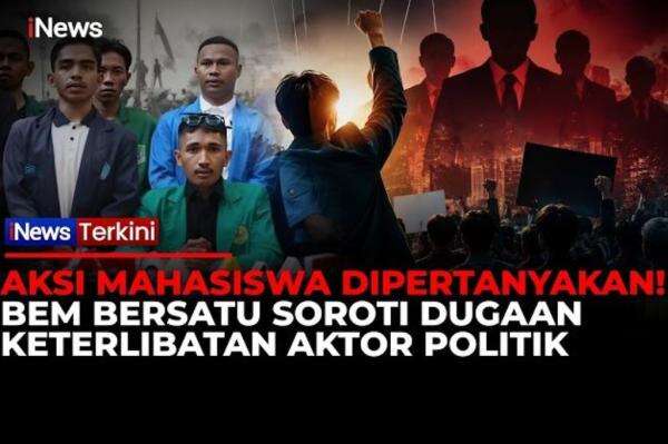 BEM Bersatu Bongkar Dugaan Keterlibatan Aktor Politik di Aksi Mahasiswa BEM Bersatu Bongkar Dugaan Keterlibatan Aktor Politik di Aksi Mahasiswa