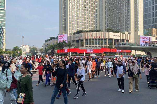 CFD Sudirman-Thamrin Tetap Ramai Pascakericuhan 27 Agustus, Warga: Jakarta Aman CFD Sudirman-Thamrin Tetap Ramai Pascakericuhan 27 Agustus, Warga: Jakarta Aman