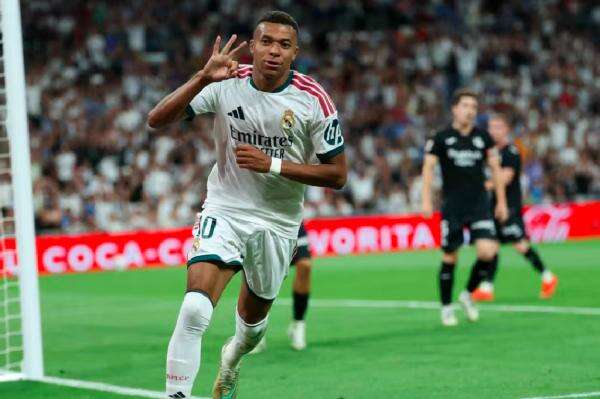 Real Madrid Hajar Sociedad 4-1, Mbappe Hattrick saat Mourinho Kembali ke Bernabeu Real Madrid Hajar Sociedad 4-1, Mbappe Hattrick saat Mourinho Kembali ke Bernabeu