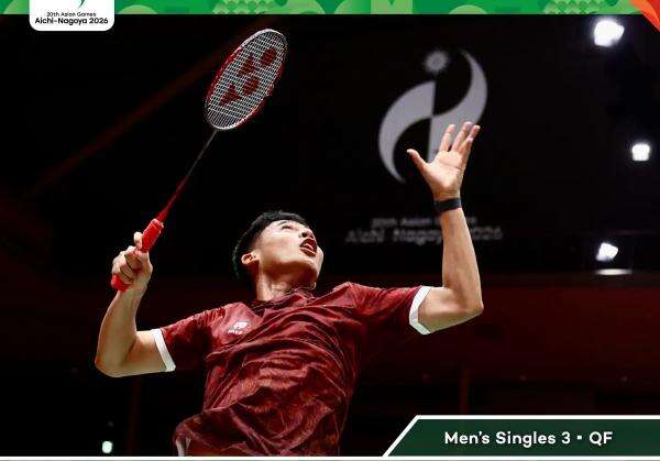 Hasil Perempatfinal Bulu Tangkis Asian Games 2026: Ubed Menang, Indonesia Lolos ke Semifinal Singkirkan Malaysia Hasil Perempatfinal Bulu Tangkis Asian Games 2026: Ubed Menang, Indonesia Lolos ke Semifinal Singkirkan Malaysia