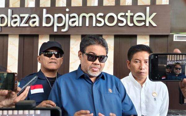 Said Iqbal Temui Dirut BP Jamsostek, Pajak JHT Direvisi? Said Iqbal Temui Dirut BP Jamsostek, Pajak JHT Direvisi?