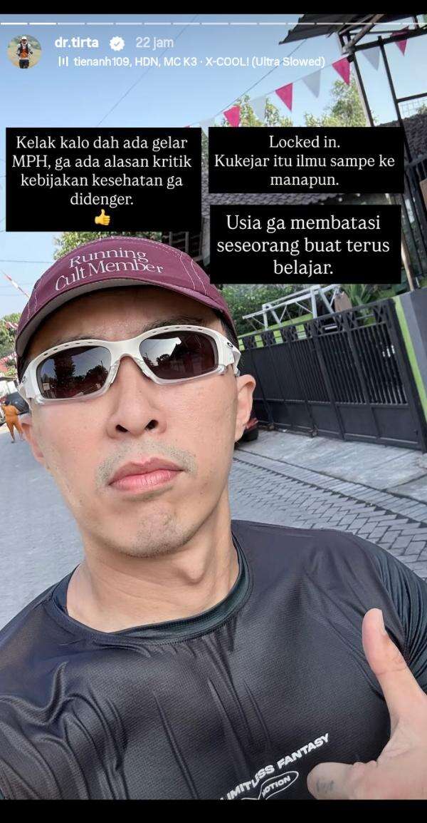 Dokter Tirta Bakal Kejar Gelar S2 Lagi, Ini Alasannya! Dokter Tirta Bakal Kejar Gelar S2 Lagi, Ini Alasannya!