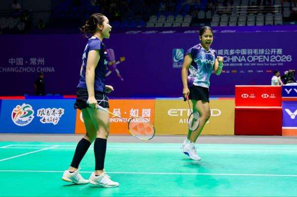 Dua Kekalahan Jadi Bahan Bakar, Rachel/Febi Singkirkan Unggulan 2 China Open 2026 Dua Kekalahan Jadi Bahan Bakar, Rachel/Febi Singkirkan Unggulan 2 China Open 2026