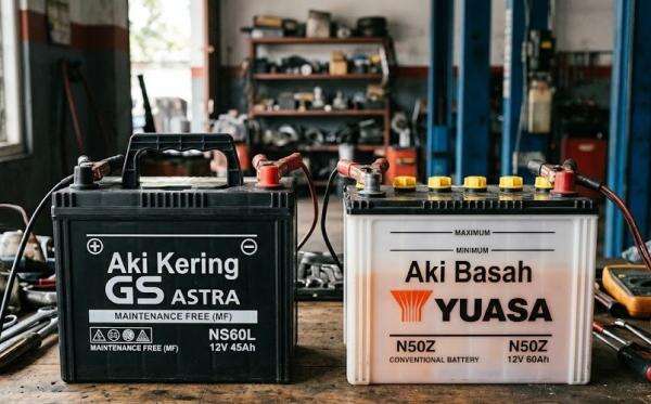 Aki Basah Vs Aki Kering, Mana Lebih Awet? Aki Basah Vs Aki Kering, Mana Lebih Awet?