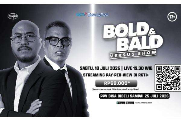 Benturan Dua Kutub Komedi: Pandji Pragiwaksono Bertemu Cing Abdel dalam Bold n Bald Versus Show Benturan Dua Kutub Komedi: Pandji Pragiwaksono Bertemu Cing Abdel dalam Bold n Bald Versus Show
