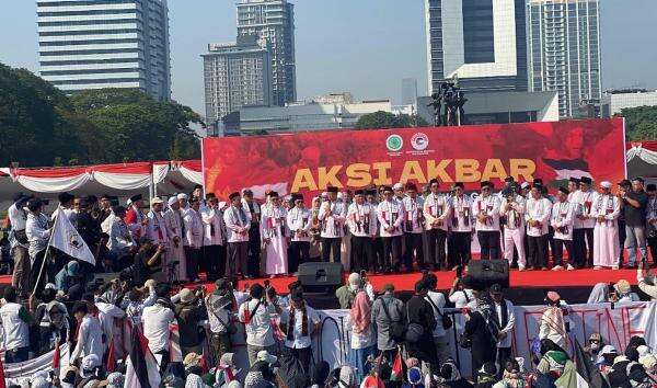 Hadiri Aksi Bela Palestina, Menlu Sugiono: RI Bakal Kirim 10.000 Ton Beras ke Gaza Hadiri Aksi Bela Palestina, Menlu Sugiono: RI Bakal Kirim 10.000 Ton Beras ke Gaza