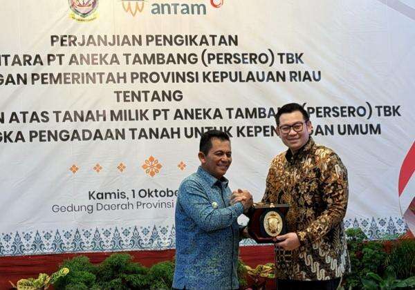 ANTM dan Pemprov Kepulauan Riau Perkuat Penyediaan Fasilitas Publik ANTM dan Pemprov Kepulauan Riau Perkuat Penyediaan Fasilitas Publik