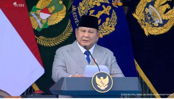 Prabowo Ingatkan Jajaran TNI: Ancaman untuk Indonesia Tak Hanya Berbentuk Serangan Fisik Prabowo Ingatkan Jajaran TNI: Ancaman untuk Indonesia Tak Hanya Berbentuk Serangan Fisik