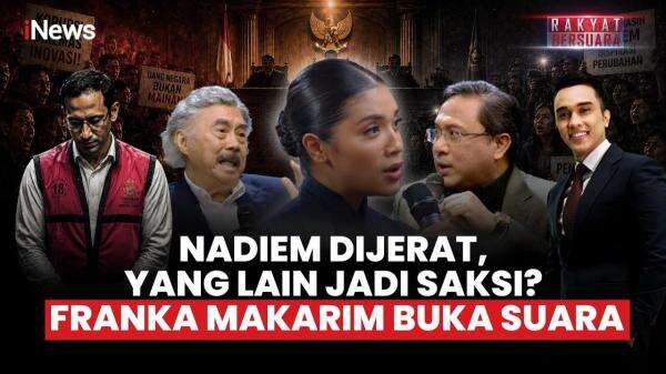 Franka Makarim Buka Suara Usai Nadiem Divonis 10 Tahun: Keadilan Belum Kami Rasakan Franka Makarim Buka Suara Usai Nadiem Divonis 10 Tahun: Keadilan Belum Kami Rasakan
