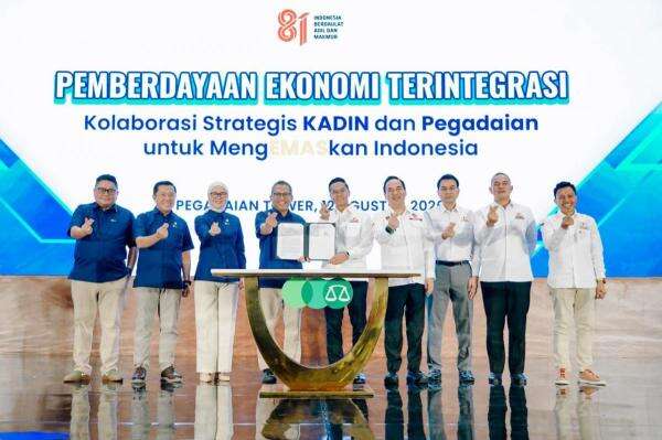 Pegadaian dan Kadin Indonesia Kolaborasi Perluas Ekosistem Emas dan Akses Pembiayaan Dunia Usaha Pegadaian dan Kadin Indonesia Kolaborasi Perluas Ekosistem Emas dan Akses Pembiayaan Dunia Usaha