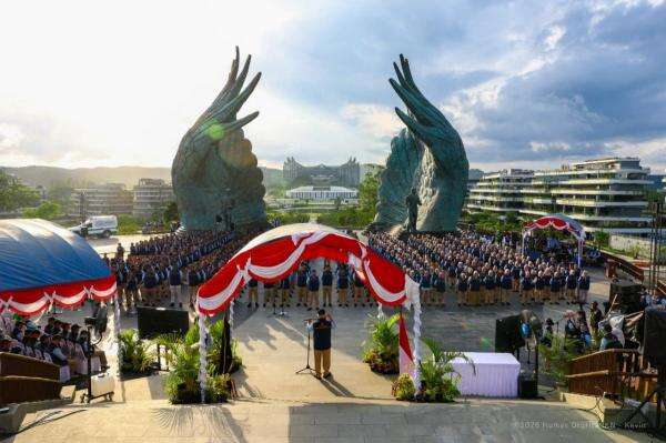 Digembleng Kopassus, Basuki Lantik 555 PNS Otorita IKN Angkatan Pertama Digembleng Kopassus, Basuki Lantik 555 PNS Otorita IKN Angkatan Pertama