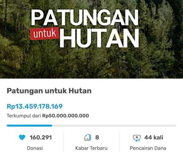 Donasi untuk Hutan Ferry Irwandi Tembus Rp13,45 Miliar, Siap Disalurkan ke Sumatera hingga Papua Donasi untuk Hutan Ferry Irwandi Tembus Rp13,45 Miliar, Siap Disalurkan ke Sumatera hingga Papua