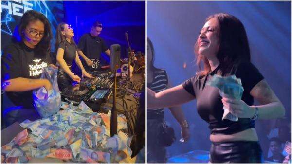 Viral Video Nathalie Holscher Pamer Duit Saweran Segunung saat Nge-DJ di Banjarmasin Viral Video Nathalie Holscher Pamer Duit Saweran Segunung saat Nge-DJ di Banjarmasin