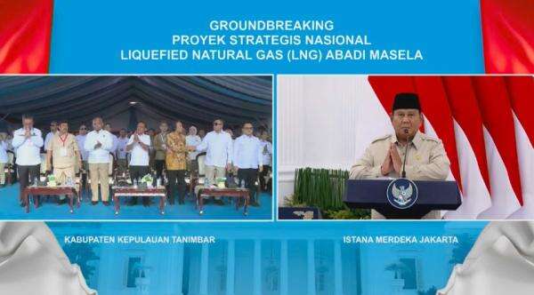 Sah! Proyek Gas Abadi Masela Resmi Dibangun Prabowo Sah! Proyek Gas Abadi Masela Resmi Dibangun Prabowo